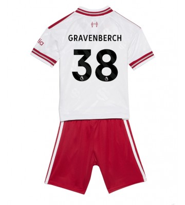 Liverpool Ryan Gravenberch #38 Udebanetrøje Børn 2026-27 Kortærmet (+ Korte bukser)
